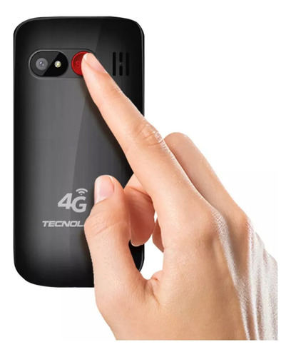 Celular Senior Tecnolab 4g Tl456 Shell Shape Negro