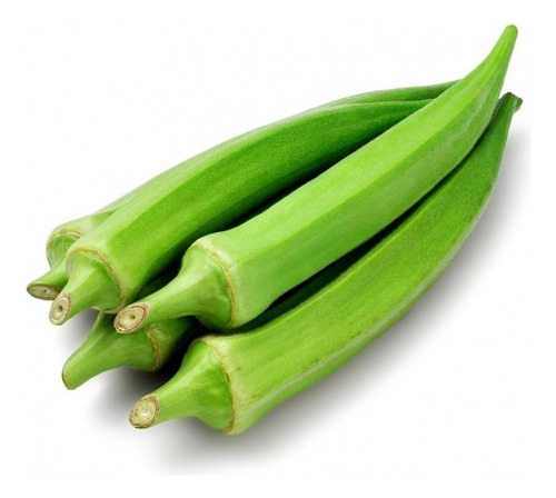 20 Semillas De Okra Verde O Chaucha Turca !!!!!!!!!