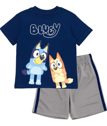 Conjunto Bluey Original Americano Niño Talla 4