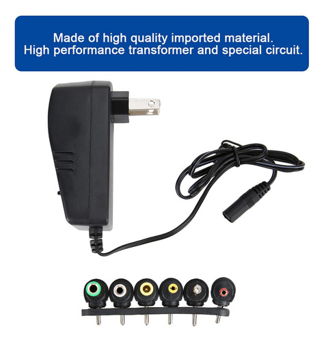 Adaptador De Corriente Universal 30w Regulable De 3v A 12v