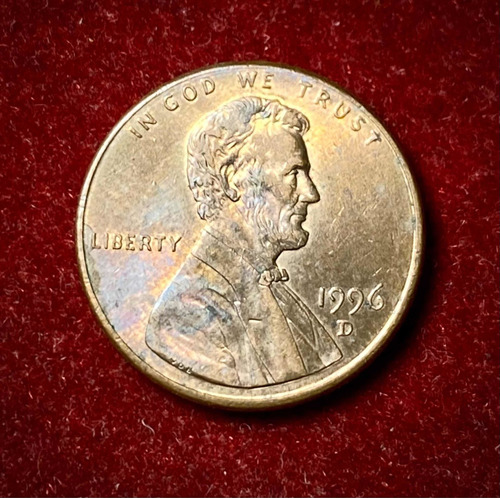 Moneda 1 Centavo Estados Unidos 1996 Denver Km 201 B