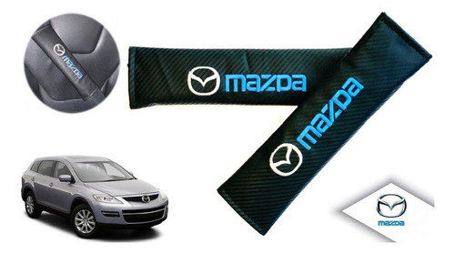 Par Almohadillas Cubre Cinturon Mazda Cx-9 2012