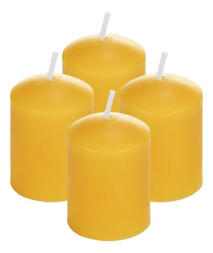 comprar Aglary 4pcs Beeswax Velas Votivas Votivas - Velas De Cera De