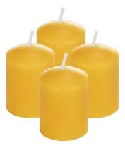 Comprar Aglary 4pcs Beeswax Velas Votivas Votivas - Velas De Cera De