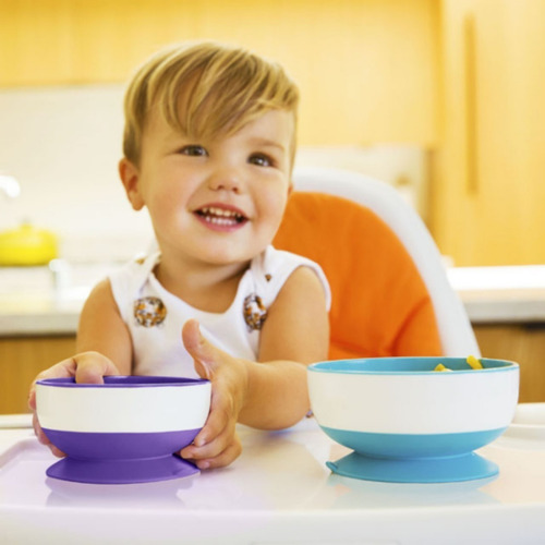 Imagem 3 de 5 de Kit Tigela Munchkin Bowl Com Ventosa Introdução Alimentar