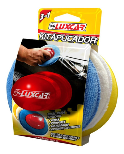 Conjunto Com 3 Aplicadores Luxcar