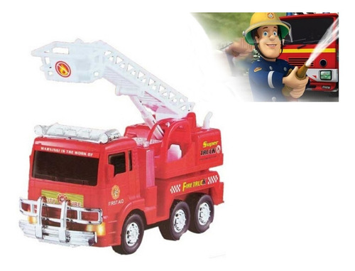Carrinho Bombeiro Infantil Caminhão Luz Som Movimento
