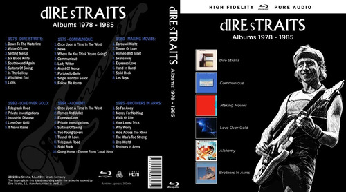 Dire Straits Collection 6 Álbumes En Bluray De Audio.