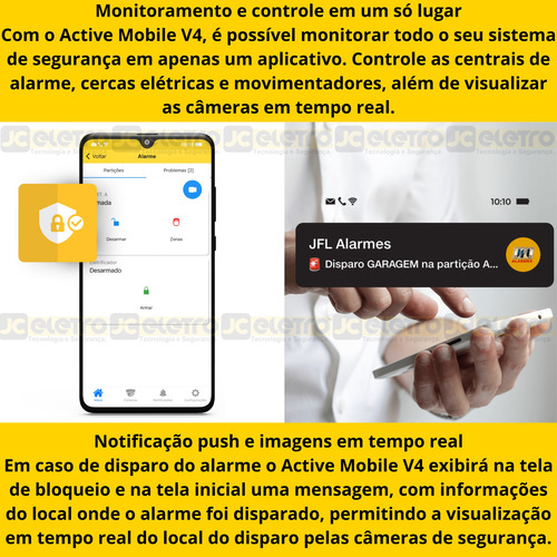 Smartcloud 20 Ethernet +8 Sensores Sem Fio + 3 Controles Jfl