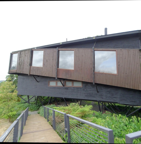 Cod-295 Arriendo Temporal Espectacular Casa Orilla De Lago