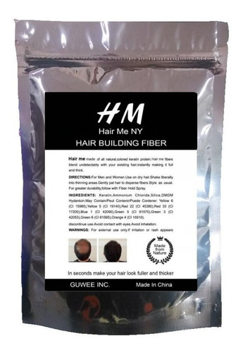 Cabello Instantaneo Anti Calvicie Hombre Belleza Regalo