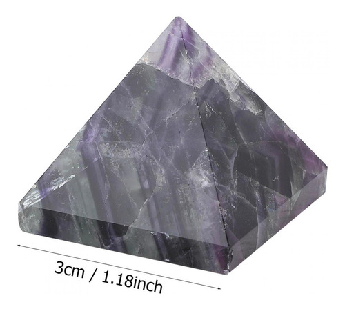 Cristal De Cuarzo 100% Piedra Natural En Forma De Pirámide R