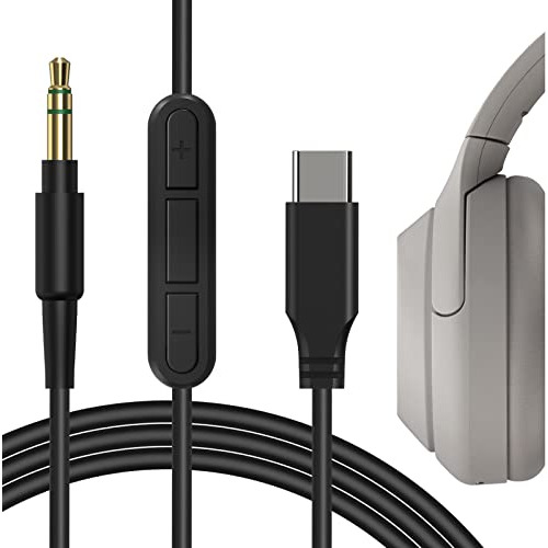 Geekria Quickfit Cable Usb-c Con Micrófono Para Wh-1000xm4 W