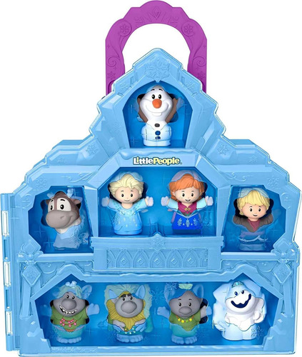 Fisher Price Little People Maletín Frozen Castillo Portátil