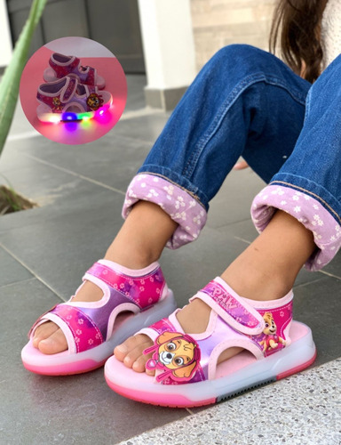 Sandalia De Luces Para Niñas Y Niños 