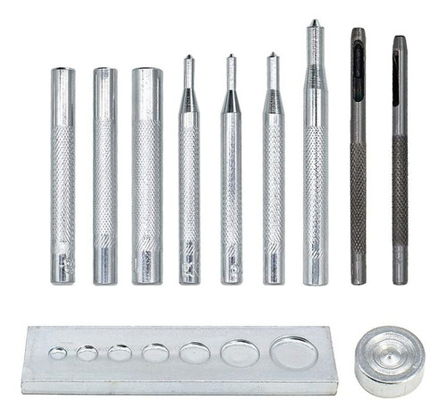 Kit De Perforaciones De Cuero Colocador De Remaches De Cuero