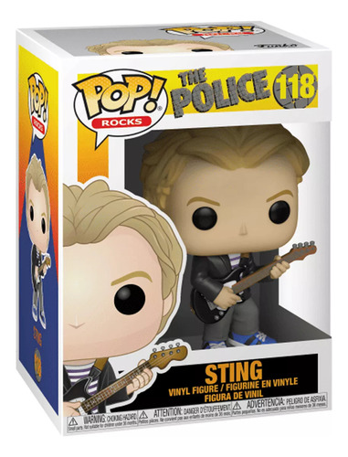 The Police: Sting #118 - Original Pop! Rocks Funko