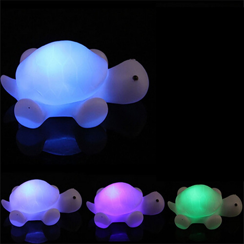 Lámpara Led Creativa Con Diseño De Tortuga Para Fiestas, 7 C