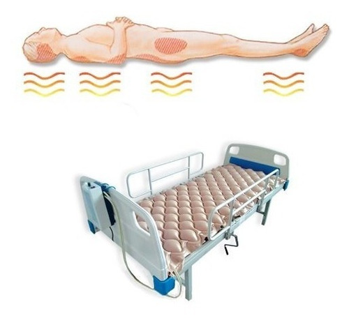 Colchão Antiescaras Massageador Dellamed Com Motor 110v
