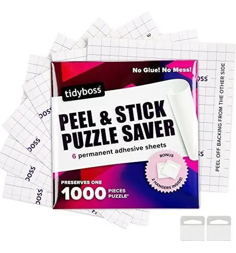 Pegamento Para Rompecabezas De 60 Ml Con Aplicador De Esponja – Secado Rápido, Ideal Para Puzzles, Madera, Libros Y Decoraciones, Fijación Duradera