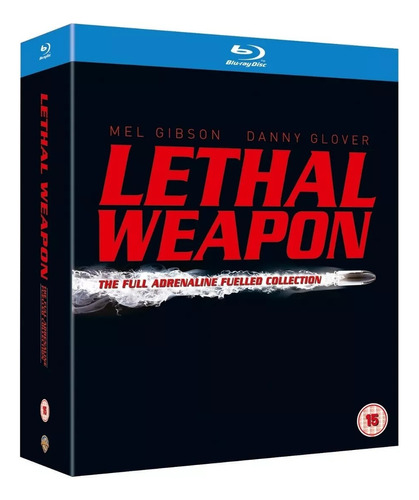 Lethal Weapon: Collection Blu-ray 5 Disc Slipbox Arma Mortal