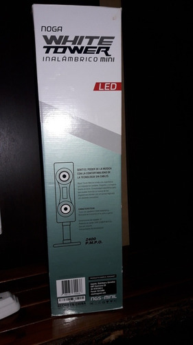 Torre De Sonido Bluetooth Nuevo Noga Led Usb Sd Fm Ngs-minil