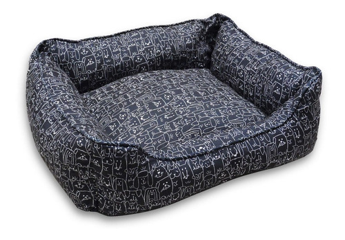 Imagen 3 de 6 de Moises Jupiter Cama Cucha Palette Negro Mascotas Gato Perro