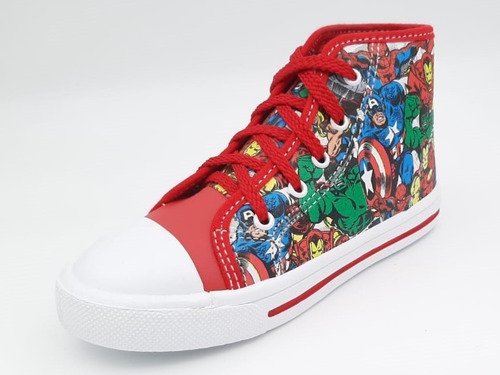 Tenis Niño Avenger Spider Man Bubble Gummers Boom Rojo