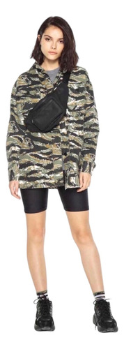 Chaqueta Campera Camuflada Warrior Mujer Complot