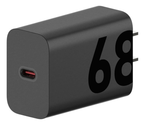 Cargdor Motorola 68w Turbo Incluye Cable Tipo C A Tipo C Negro