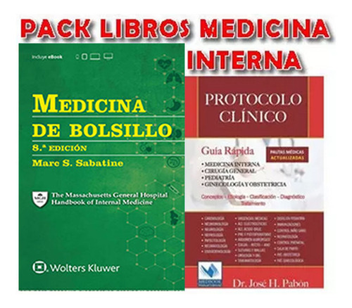 Pack Sabatine Medicina Bols Y Pabon Protocolo Clinico