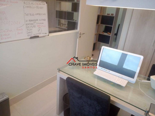 Imagem 5 de 10 de Sala Para Alugar, 42 M² Por R$ 2.900,00/mês - Vila Matias - Santos/sp - Sa0132