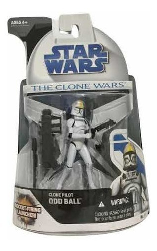 Clone Pilot Odd Ball Clone Wars Cw # 11 3.75 Star Wars (Usado)