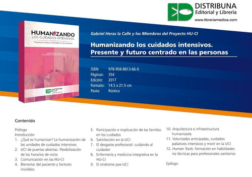 Hu-ci Heras Humanizando Los Cuidados Intensivos 1ed/2017 Nue