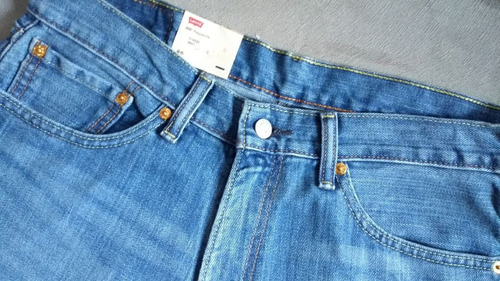 calça jeans levis 505 reta masculina azul claro
