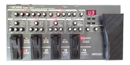 Pedaleira Boss Me-80 C/ Fonte E Case Loja Oficial Roland