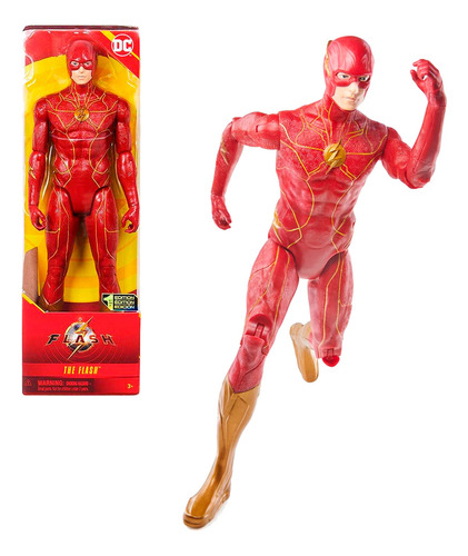  Figura Articulada The Flash Película 30cm Dc Titan Hero