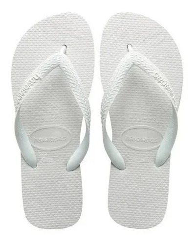 Chinelo Masculino E Feminino Havaianas Top - Branco 39/40