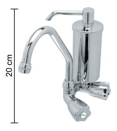 Copo Filtro De Agua Em Abs Com Refil De Carvao Ativo