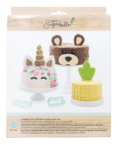 Cortador De Biscoito Animais E Frutas Sweet Sugarbelle 15 Pç