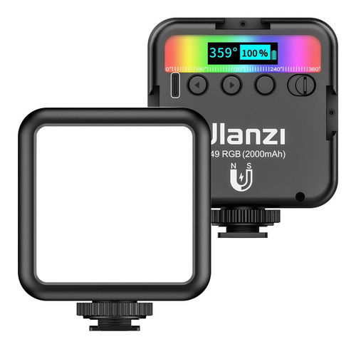 Imagen 1 de 9 de Lámpara Ulanzi De Luz Led Para Videos, Fotos