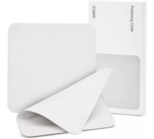 Paño De Pulido Microfibra Limpiador Pc Para Macbook 2 Piezas