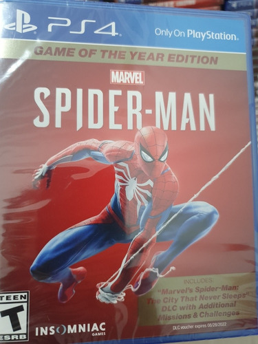 Spiderman Ps4 Nuevo Sellado Fisico