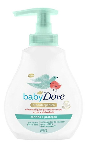 Sabonete Dove Baby Lliquido Hidratação Sensivel 200ml