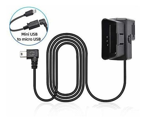 Kit Cable Duro Obd Vehiculo Para Camara Salpicadero 12