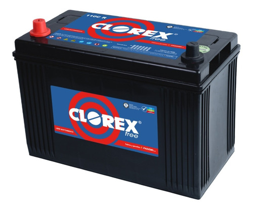 Bateria De Auto 12x110 Super Potencia Durabilidad Clorex *
