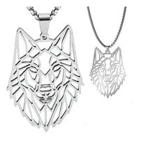 Comprar Collar Lobo Cruz Vikingo Acero Pulsera Cuero Cadena Potter