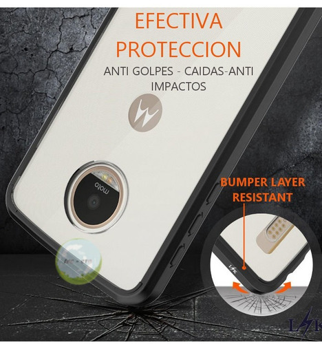Imagen 6 de 6 de Clear Cover Moto Z2 Play