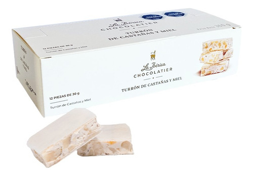 Pack X12 Turrón De Castañas 30g La Ibérica