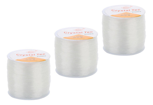 3 Uds. De Hilo Para Pulsera, Hilo Transparente Para